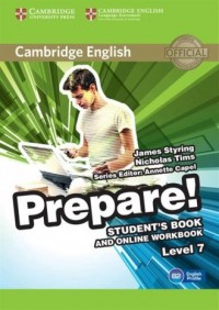 Cambridge English Prepare! 7 Students - okładka podręcznika