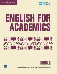 English for Academics 2 + Online - okładka podręcznika