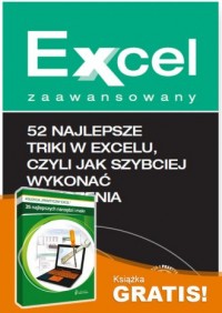 52 najlepsze triki w Excelu czyli - okładka książki