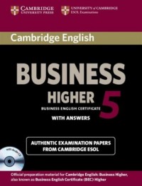 Cambridge English. Business 5 Higher - okładka podręcznika