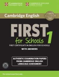 Cambridge English. First 1 for - okładka podręcznika