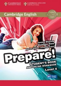 Cambridge English. Prepare! 4 Students - okładka podręcznika