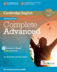 Complete Advanced Students Book - okładka podręcznika