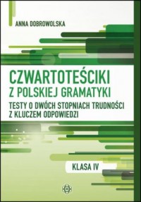 Czwartoteściki z polskiej gramatyki. - okładka podręcznika