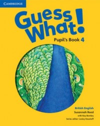 Guess What! 4 Pupils Book British - okładka podręcznika
