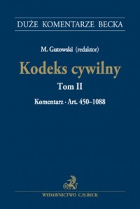 Kodeks cywilny. Tom II .Komentarz - okładka książki