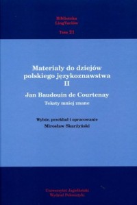 Materiały do dziejów polskiego - okładka książki