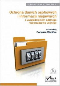 Ochrona danych osobowych i informacji - okładka książki