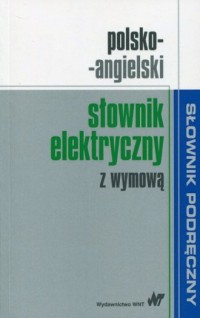 Polsko-angielski słownik elektryczny - okładka książki