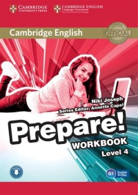 Prepare! 4 Workbook with Audio - okładka podręcznika