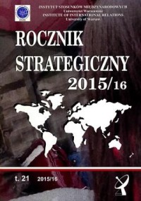 Rocznik strategiczny 2015/2016 - okładka książki