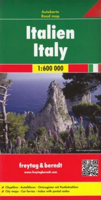 Włochy mapa (skala 1:600 000) - okładka książki