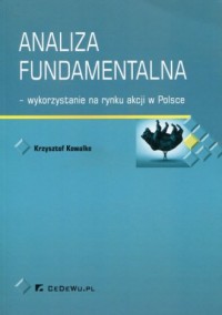 Analiza fundamentalna - wykorzystanie - okładka książki