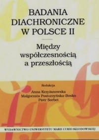 Badania diachroniczne w Polsce - okładka książki