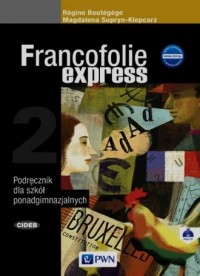 Francofolie express 2. Podręcznik - okładka podręcznika