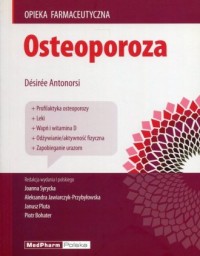 Osteoporoza. Opieka farmaceutyczna - okładka książki