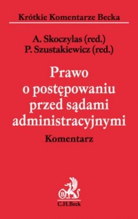 Prawo o postępowaniu przed sądami - okładka książki