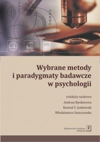 Wybrane metody i paradygmaty badawcze - okładka książki
