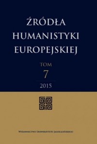 Źródła humanistyki europejskiej. - okładka książki