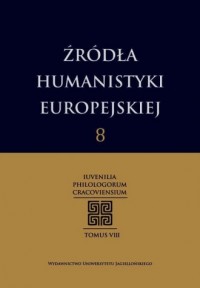 Źródła humanistyki europejskiej. - okładka książki