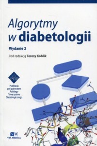 Algorytmy w diabetologii - okładka książki