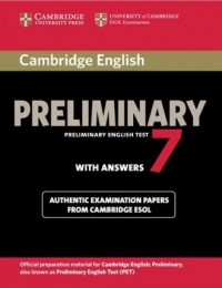Cambridge English. Preliminary - okładka podręcznika
