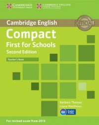 Compact First for Schools. Teachers - okładka podręcznika