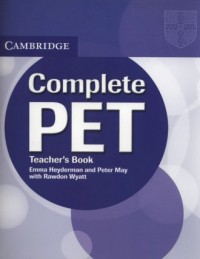 Complete PET. Teachers Book - okładka podręcznika