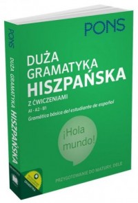 Duża gramatyka hiszpańska z ćwiczeniami. - okładka podręcznika