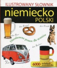 Ilustrowany słownik niemiecko-polski - okładka książki