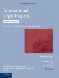 International Legal English. Teachers - okładka podręcznika