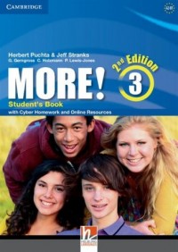 More! 3 Students Book + Cyber Homework - okładka podręcznika