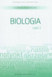 Słownik tematyczny. Biologia cz. - okładka książki