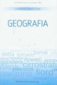Słowniki tematyczne Tom 5 Geografia - okładka książki