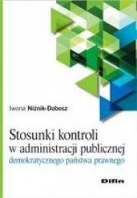 Stosunki kontroli w administracji - okładka książki