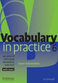 Vocabulary in Practice 6. Upper-intermediate - okładka podręcznika