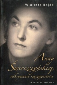 Anny Świrszczyńskiej odkrywanie - okładka książki