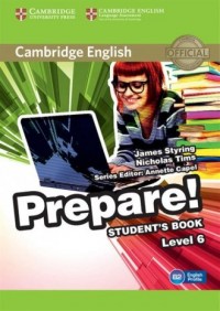 Cambridge English. Prepare! 6. - okładka podręcznika