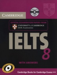 Cambridge IELTS 8. Official examination - okładka podręcznika