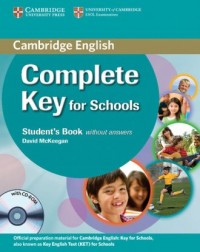 Complete Key for Schools. Students - okładka podręcznika