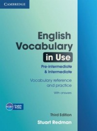 English Vocabulary in Use. Pre-intermediate - okładka podręcznika