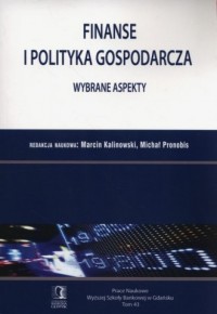 Finanse i polityka gospodarcza. - okładka książki