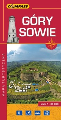 Góry Sowie mapa turystyczna (skala - okładka książki