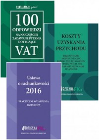 Ustawa o rachunkowości 2016 / Koszty - okładka książki