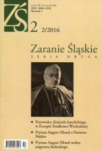 Zaranie Śląskie. Seria druga 2/2016 - okładka książki
