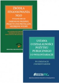 Źródła finansowania NGO / Ustawa - okładka książki