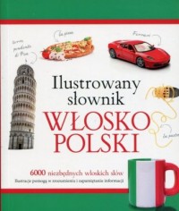 Ilustrowany słownik włosko-polski - okładka podręcznika