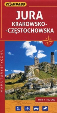 Jura Krakowsko-Częstochowska mapa - okładka książki