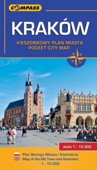 Kraków kieszonkowy plan miasta - okładka książki