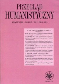 Przegląd Humanistyczny 4/2015 - okładka książki